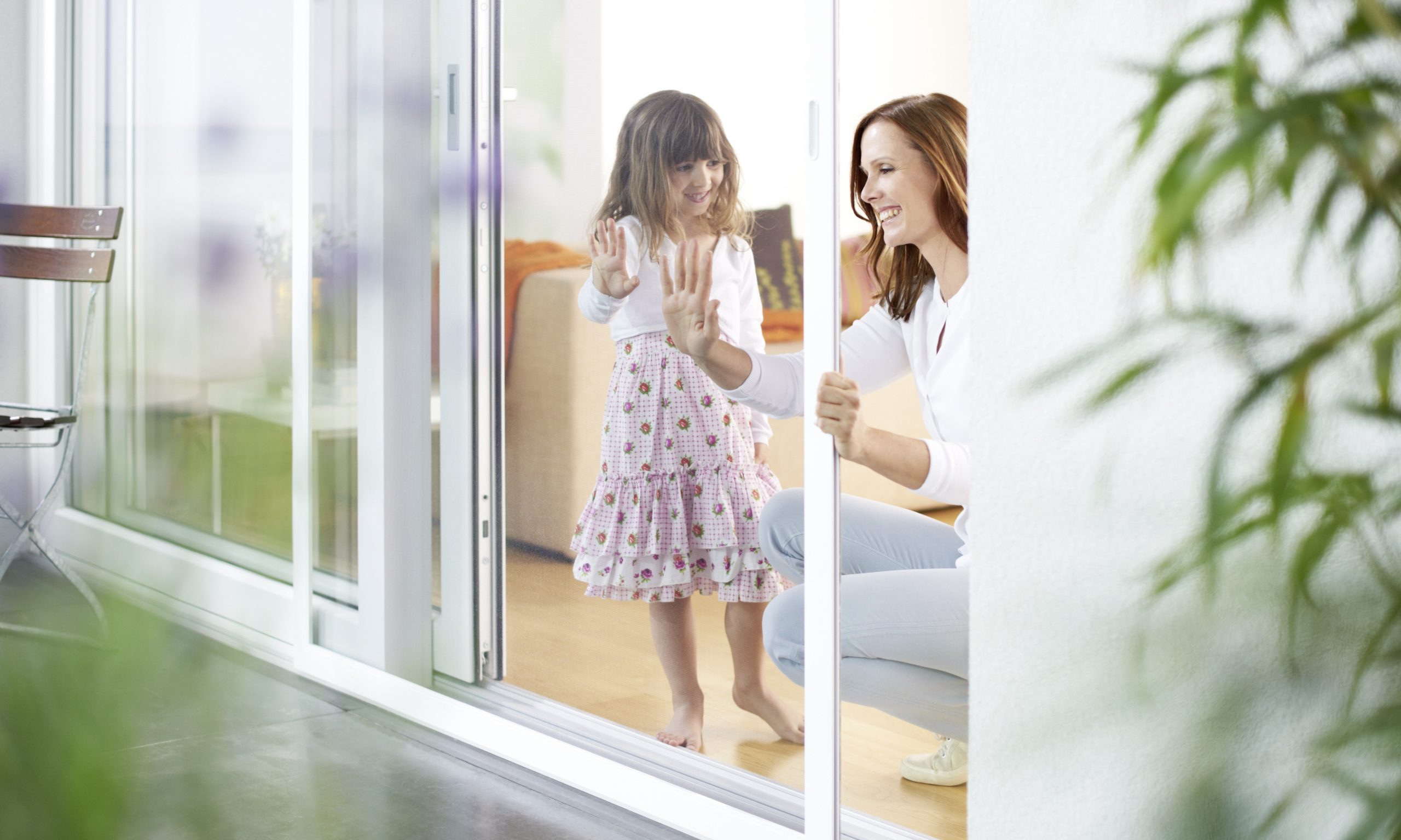 Clear outdoor view through a Transpatec insect screen